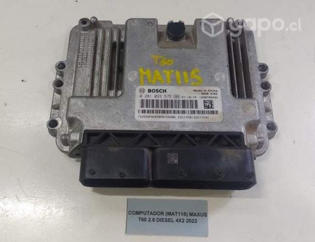 Computador (MAT115) Maxus T60 2.8 Diesel 4x2 2022