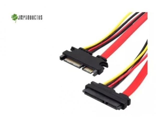Cable Extension Sata 30cm Macho Hembra 7 + 15 Pin