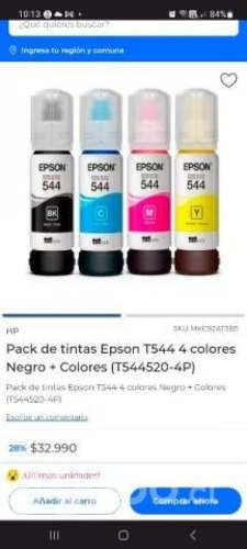 Sistema de tintas de 4 colores Epson