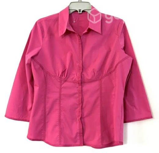 Blusa Semi Elástica Marca Hao Wei Talla Xl Rosado