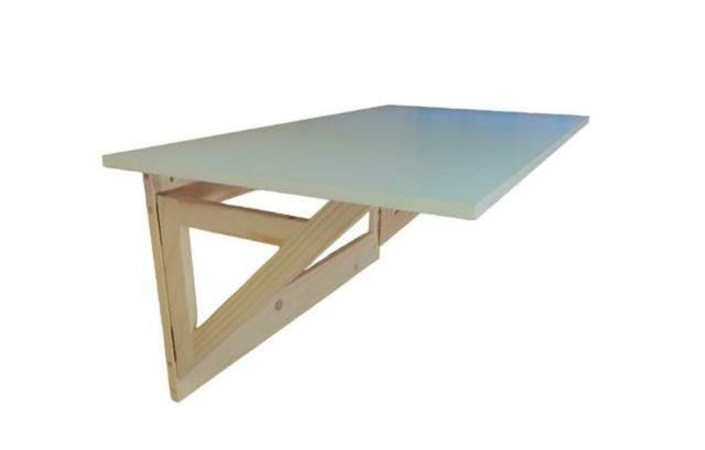 MESA ESCRITORIO PLEGABLE COLGANTE MURO 90x50 CMS