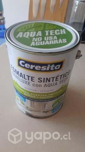 Ceresita - Esmalte al agua satinado verde - 4 ltr