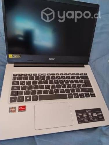 Notebook Acer Aspire ryzen 3