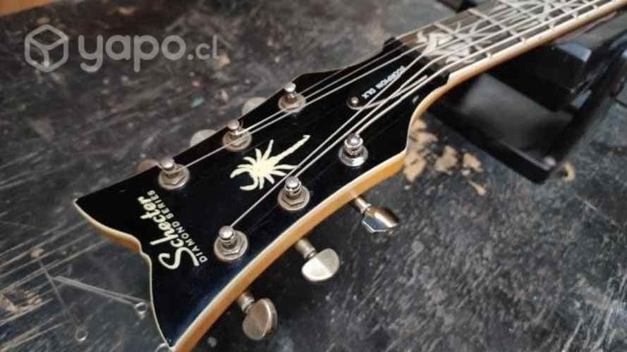 Guitarra Schecter Scorpion Deluxe Baritone Black