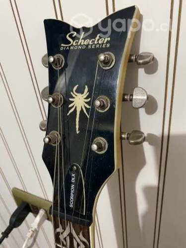 Guitarra Schecter Scorpion Deluxe Baritone Black