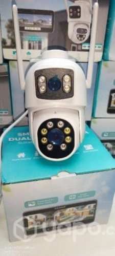 Camaras de seguridad wifi doble lente