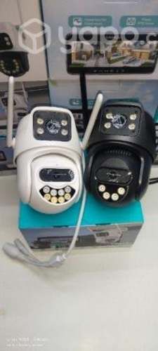 Camaras de seguridad wifi doble lente