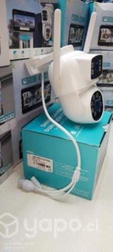 Camaras de seguridad wifi doble lente