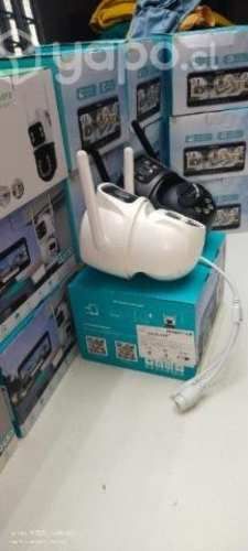 Camaras de seguridad wifi doble lente