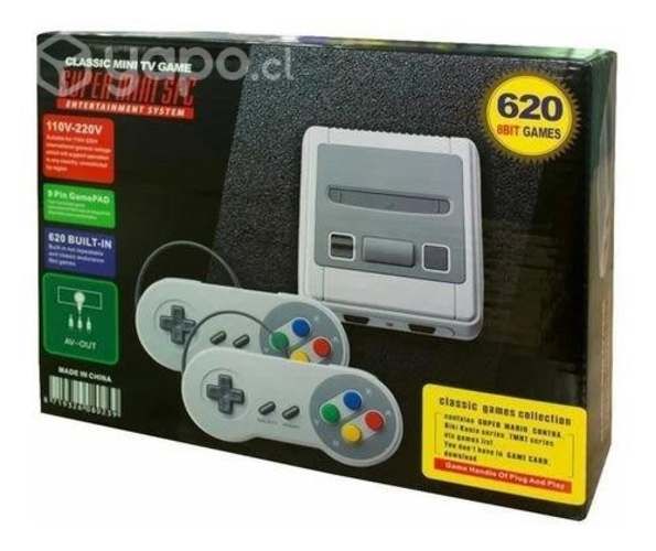 Consola con juegos de 8 bits clasicos