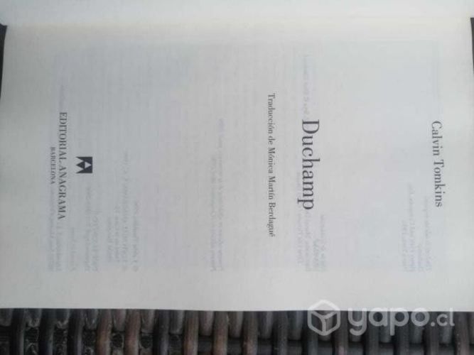 Libro Duchamp de Calvin Tomkins