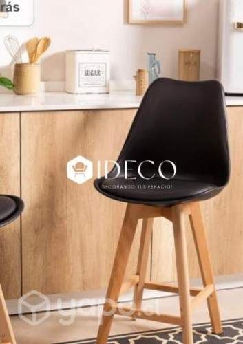 Banqueta o taburete tulip oak