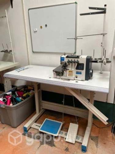 Máquina de coser industrial Overlock 4 hilos