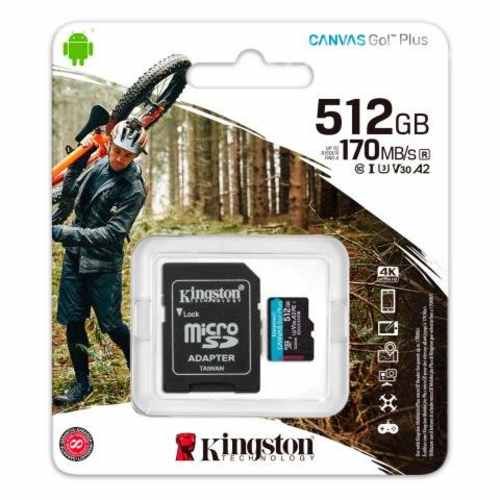 Tarjeta De Memoria MicroSD 512GB Kingston 170MB/s