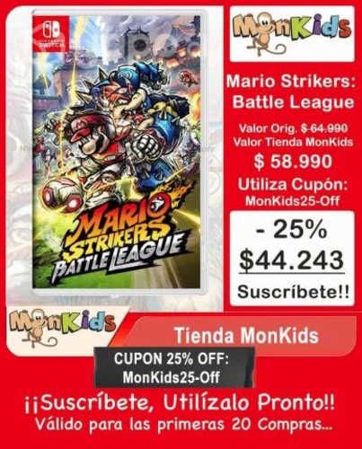 Mario Strikers Battle League Nintendo Switch F