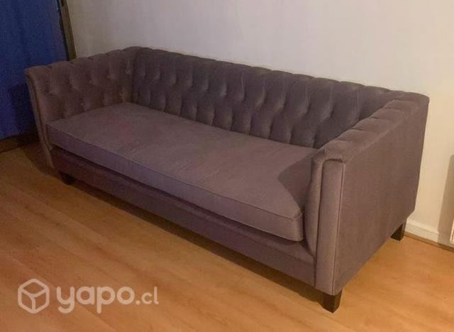 Sofá 3 Cuerpos Felpa