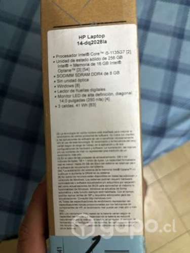 Notebook laptop hp 14-dq2Xxx