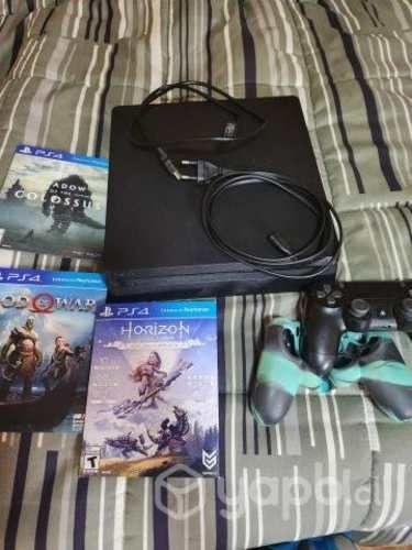Ps4 1tb + 1 control y 3 juegos
