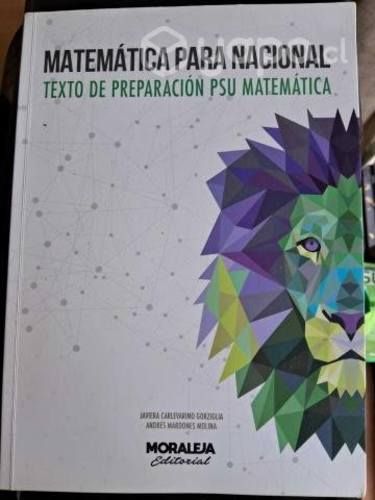 Libro "Matemática Para Nacional", Moraleja ed