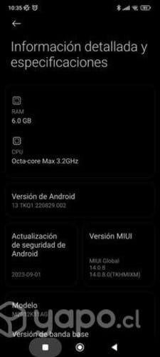 Celular Xiaomi Poco F3