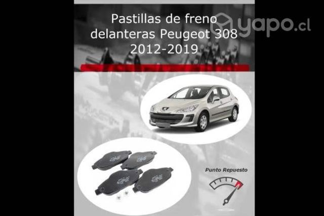 Pastillas de freno Peugeot 308 2012 al 2019