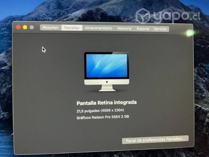 IMac retina 4K 21,5'' 2019