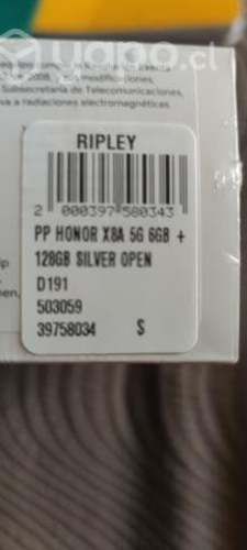 Teléfono. Nuevo honorx8a