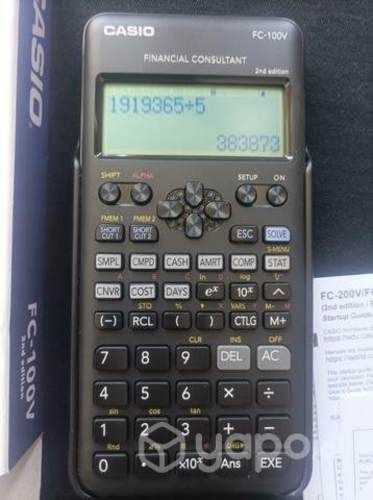 Calculadora financiera F-100V nueva