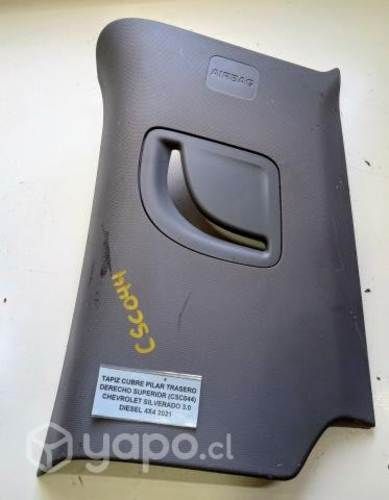 Tapiz cubre pilar Trasero Derecho Superior Chevrol