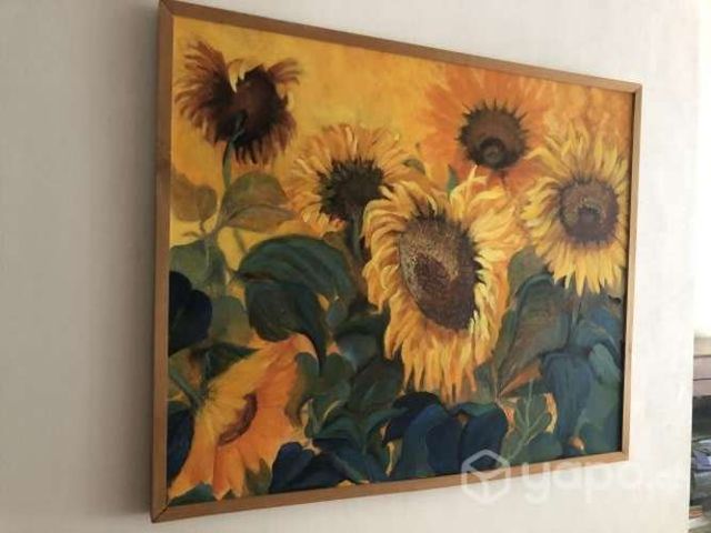 Cuadro al oleo con marco