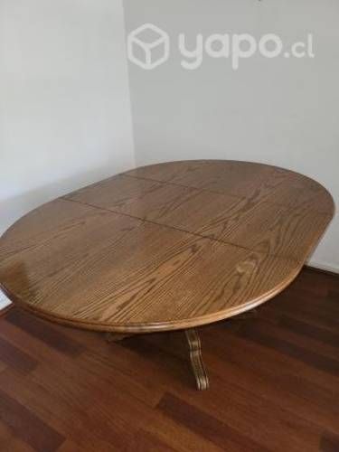 Mesa redonda extendible