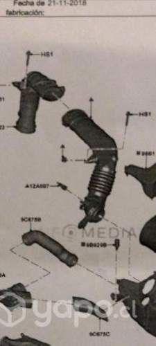 Tubo flexible de aire Ford