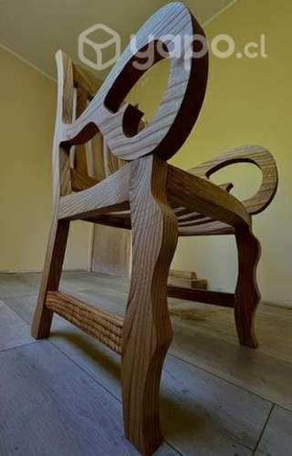 Sitial/asiento de castaño