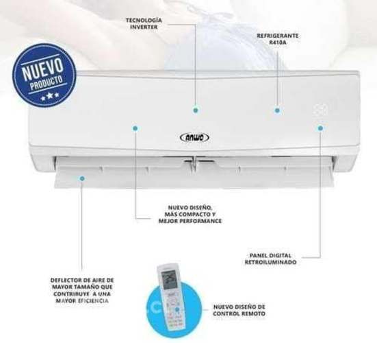 Aire acondicionado Anwo split inverter frío/calor