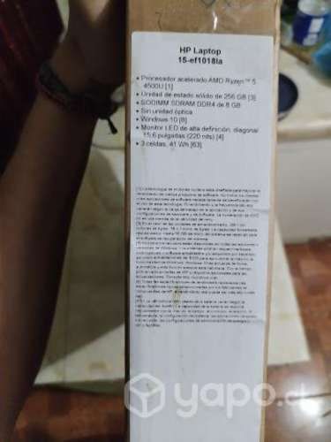 Notebook HP Laptop 15-ef1xxx