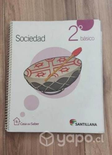 Libro Sociedad 2° Básico Casa del Saber-Santillana