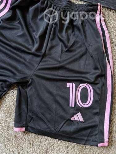 Camisetas Inter Miami adulto y niños Messi negras