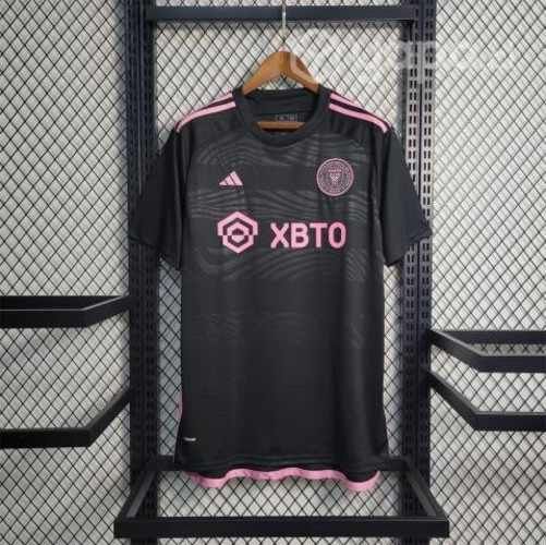 Camisetas Inter Miami adulto y niños Messi negras