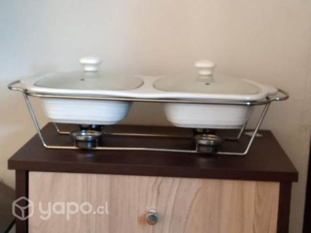 Pocillo loza para comida caliente. Nuevo