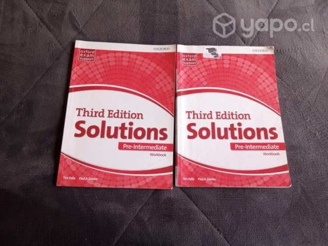 Libros Solution Oxford preintermediate 3 ed. Workb
