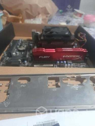 Placa base + procesador + disipador + Ram