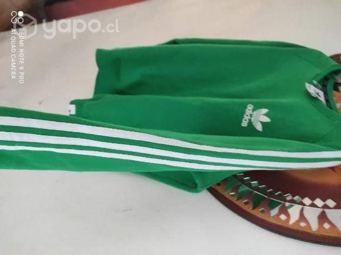 Poleron mujer Adidas un uso talla M/L