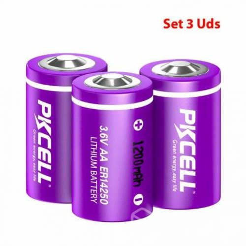 Bateria Pila Litio Li-SOCl2 ER14250 1/2 AA Set X3U