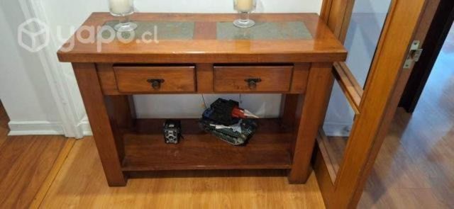 Arrimo de madera y piedra