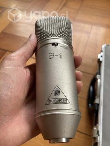 Micrófono condensador behringer + maleta y accesor