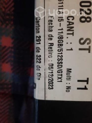 Notebook HP Victus Prácticamente nuevo