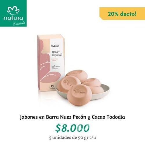 Jabones en Barra Nuez Pecán y Cacao Tododia