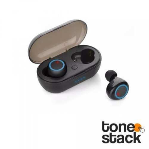 TWS Y50 Audífonos Bluetooth 5.0 Microfono Negro