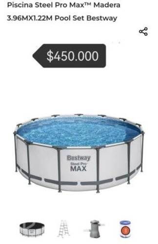 Piscina Bestway Nueva 3,66 m diametro x