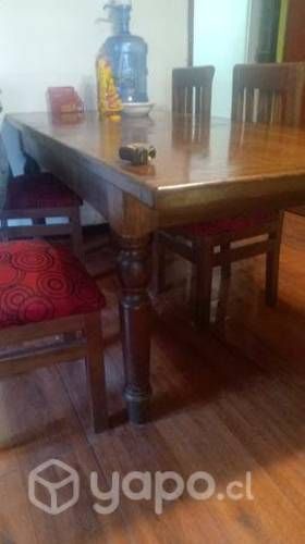 Comedor madera 6 personas